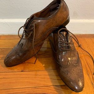 Formal brown shoes